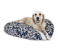 Majestic Pet Navy Blue French Quarter Large Round Indoor Outdoor Pet Dog Bed With Removable Washable Cover Products