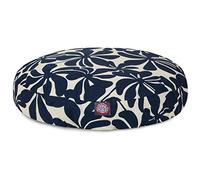 Majestic Pet Navy Blue Plantation Large Round Indoor Outdoor Pet Dog Bed With Removable Washable Cover Products