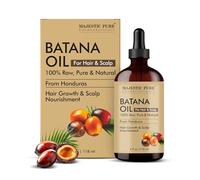 MAJESTIC PURE Batana Oil for Hair Growth | Moisturizes Scalp & Hair | Nourishing & Volumizing | 100% Pure & Natural | PETA Certified | 4 Fl Oz