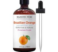 MAJESTIC PURE Brazilian Orange Essential Oil | 100% Pure and Natural | Premium Grade Essential Oils for Hair Care, Home Diffusers, Skin, Aromatherapy, Massage and Humidifiers | 4 Fl Oz