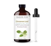 MAJESTIC PURE Cinnamon Essential Oil | 100% Pure and Natural Cinnamon Oil | Premium Grade Essential Oils for Hair Care, Home Diffusers, Skin, Aromatherapy, Massage and Humidifiers | 4 fl oz