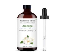 MAJESTIC PURE Jasmine Essential Oil | 100% Pure and Natural Oil | Premium Grade Essential Oils for Hair Care, Home Diffusers, Skin, Aromatherapy, Massage and Humidifiers | 4 Fl Oz