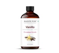 MAJESTIC PURE Vanilla Essential Oil | 100% Pure and Natural Oil | Premium Grade Essential Oils for Hair Care, Home Diffusers, Skin, Aromatherapy, Massage and Humidifiers | 2 Fl Oz