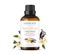 MAJESTIC PURE Vanilla Oleoresin Essential Oil | 100% Pure and Natural Oil | Premium Grade Essential Oils for Hair Care, Home Diffusers, Skin, Aromatherapy, Massage and Humidifiers | 10 ml