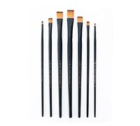 Majestic Royal and Langnickel Long Handle Paint Brush Set, Bright, 7-Piece Athletic
