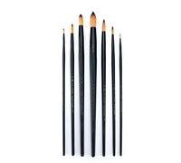 Majestic Royal and Langnickel Long Handle Paint Brush Set, Round, 7-Piece Athletic