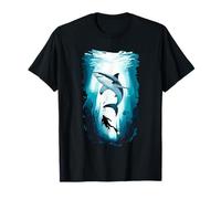 Majestic Shark Diver Marine Life Exploration T-Shirt