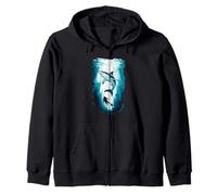 Majestic Shark Diver Marine Life Exploration Zip Hoodie