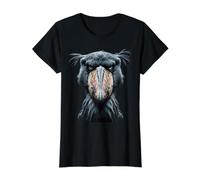 Majestic Shoebill Storks Portrait Value Graphic T-Shirt, Women, Black, XL