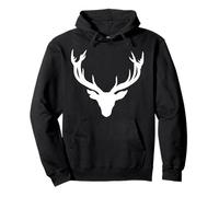 Majestic Stag Silhouette women men hunting Pullover Hoodie