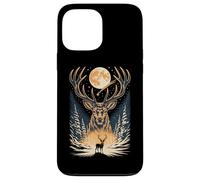 Majestic Stag Winter Forest Moon Case for iPhone 13 Pro Max