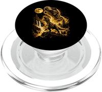 Majestic T-Rex Moon Roar Epic Dinosaur Fantasy Art Lover PopSockets PopGrip for MagSafe