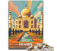 Majestic Taj Mahal Adult Jigsaws 1000 Pieces Difficult, Challenging Difficult Deal As Gifts for The Whole Family 1000pcs(50x75cm)