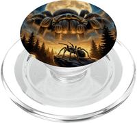Majestic Tarantula Howling at the Moon Spider Surreal Horror PopSockets PopGrip for MagSafe