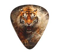Majestic tiger Guitar paddles, bass guitar, electric guitar or Hawaii four strings (12 packs, thin, medium, heavy)