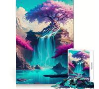 Majestic Tree Jigsaw Puzzles 1000 Pieces for Adults Stress Free Home Play Enjoyable Challenge Furniture Decor (38x52cm)