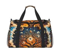 Majestic Tree of Life Waterproof Weekender Bags Duffel Bag Large Carry On Hand Luggage Bags Foldable Tote Bag for Travel Sports Gym Dance