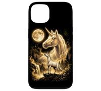 Majestic Unicorn Moonlit Waterfall Fantasy Case for iPhone 13