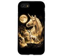 Majestic Unicorn Moonlit Waterfall Fantasy Case for iPhone SE (2020) / 7/8