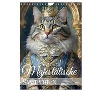 Majestic velvet paws UK-Version (Wall Calendar 2026 DIN A4 Portrait), CALVENDO 12 Month Wall Calendar