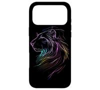 Majestic Vibrant Lion Cosmic Spectrum Profile Case for iPhone 17 Pro Max