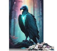 Majestic Vulture Poster, Picture, Metal Print, Paint by Ruins Poster Puzzle 1000 Pieces Jigsaws Paper Puzzles Jigsaw Puzzles for Adults Educational Game Challenge Toy 38x26cm/1000pcs