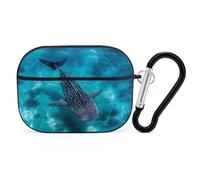Majestic Whale Shark Personalized Wireless Bluetooth Earphone Protective Case Cover Compatible with Airpods Pro