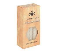 Majestic White Beeswax Spell Candles - 11cm x 5.5cm (Pack of 6) - Long-Lasting & Vibrant Decor, Magical Ambience - Perfect for Home & Office