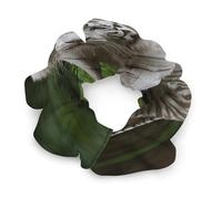 Majestic White Bengal Tiger Satin Scrunchies Elastic Hair Bands Exquisite Soft Jumbo Scrunchy Thick Fashion Hair Ties Cute Satin Hair Scrunchies for Women Hair Accessories Gift