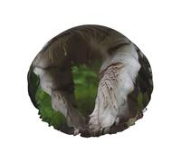 Majestic White Bengal Tiger Shower Caps for Women Reusable Waterproof Shower Cap with Elastic Strap Bath Hair Hat Double Layers Thick Bath Caps for Spa Salon Travel