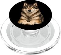 Majestic Wolf Portrait Wild Animal - Nature Art PopSockets PopGrip for MagSafe