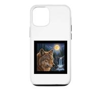 Majestic Wolf Under the Moonlight Sky Nature Scene Case for iPhone 12/12 Pro