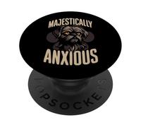Majestically Anxious Brussels Griffon Dog Owner Humor PopSockets Adhesive PopGrip