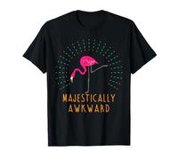 Majestically Awkward T-Shirt Funny Flamingo Novelty Gift T-Shirt