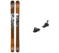 Majesty - Freeski skis - Pack Dirty Bear XL 2026 in Wood - Orange Orange 180 cm.186 cm