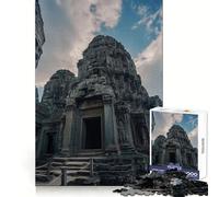 Majesty in Stone Ancient Adult Jigsaw Puzzles 1000 Pieces Logic Skill Accurate Edge Family Bond Nice Decor (38x52cm)