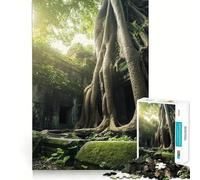 Majesty in Stone Ancient Jigsaw Puzzles for Adults 1000 Pieces Recall Enhancer Creative Play Pattern Build Birthday Gift (50x75cm)
