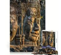Majesty in Stone Ancient Puzzles for Adults 1000 Puzzles Brain Teaser Sharp Detail Family Pastime Art Piece (38x52cm)