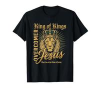 Majesty King Feline Overcomer Quote Design T-Shirt