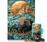 Majesty of The Jade Plains 1000 Piece Puzzle For Adults Creative Play Snug Joint Real Challenge Night Activity (38x52cm)