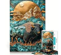 Majesty of The Jade Plains 1000 Pieces Jigsaw Puzzles for Adults Strong Logic Sharp Color Fun Challenge (38x26cm)