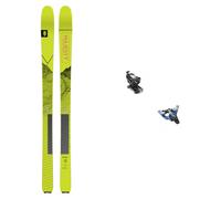 Majesty - Ski touring bindings - Touring Ski Set Superscout 2024 for Men - Yellow Yellow 176 cm