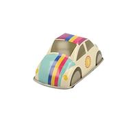 MAJIGG Retro Tin Car, Pull Back and Go Friction Race Car, Various