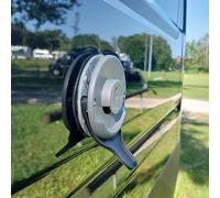 MaJoCompTec® Condensation Drain | Drain for Chimney Lid Chimney Cover | Accessories for Exhaust Chimney Gas Heater on Motorhome Caravan Box Truck (DRIPGUIDE Truma - Alde)