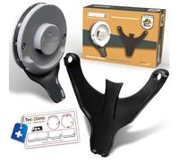 MaJoCompTec DRIPGUIDE Condensation Drain Fi Sign Drain for Fi Lid Fireplace Cover Exhaust Gas Heater on Motorhome Caravan (Black, DRIPGUIDE Truma Standard)