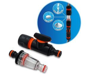 MaJoCompTec® Duomix Water Filter Set, Mixer for Water Purifier, Addition of Powder Tablets for Preserving Drinking Water, Motorhome, Caravan, Boat (Mixer for Water Additive)