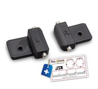 MaJoCompTec® Joint Head Set Suitable for Remis Telescopic Guide | Replacement Part Motorhome Window Blackout | Compatible with Ducato Transit Sprinter Master (CAMPERPART GK-REMIfront)