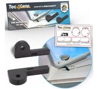 MaJoCompTec Mini Heki - Midi Roof Window Safety Clip, Roof Window Accessory for Dometic, Storm Protection & Burglary Protection