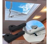 MaJoCompTec® SKYSAFE Lock for Dometic Roof Windows, Accessories, Motorhome, Caravan, Van Protection, Roof Hatch Storm Protection (2, Skysafe Heki Mini - Midi)