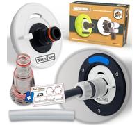 MaJoCompTec® WATERTWIN-PRO Fuel Cap with Water Connection Adapter with Filter for Water Tank Cap 3-PIN D: 78 Water Filler Nozzle Filling Connection Motorhome Caravan Accessories